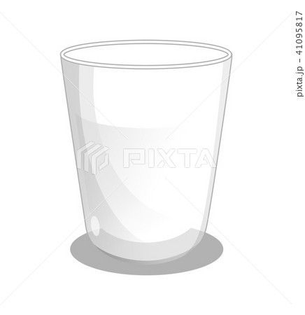 Glass beaker with milk icon Glass beaker with milk icon 41095817