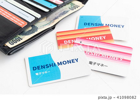 電子マネー　カード　決済　支払い　キャッシュレス 41098082