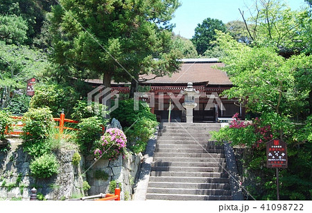 長弓寺本堂への階段 長弓寺本堂への階段 41098722