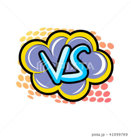 Confrontation versus comic speech bubble 41099769