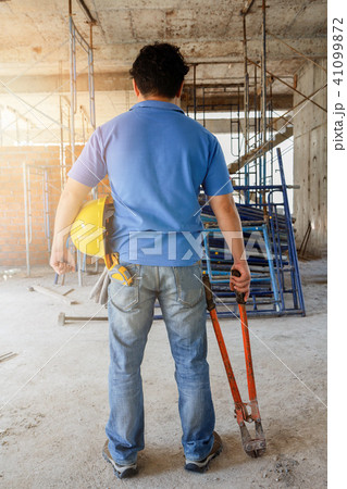 Construction Worker in construction site 41099872
