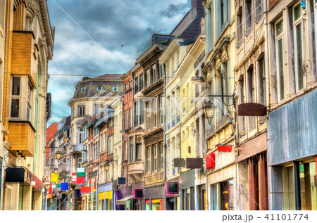 Typical buildings in the city centre of Liege, Belgium Typical buildings in the city centre of Liege, Belgium 41101774
