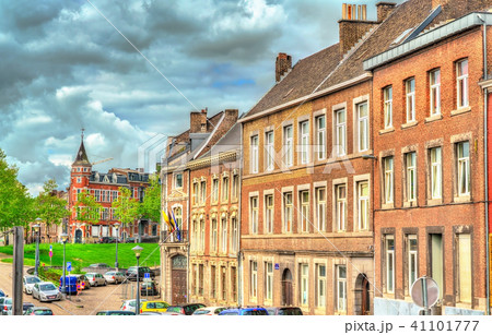 Typical buildings in the city centre of Liege, Belgium 41101777