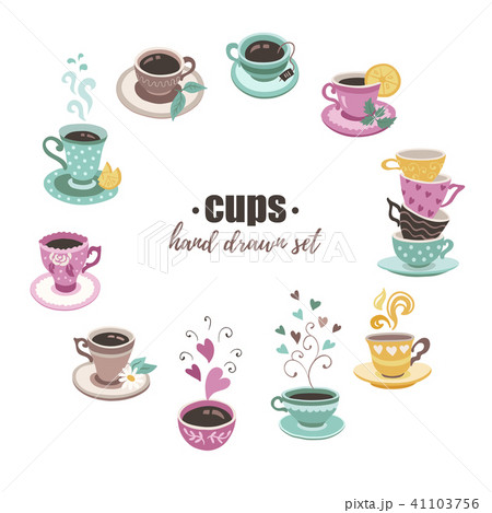 tea cups collection tea cups collection 41103756