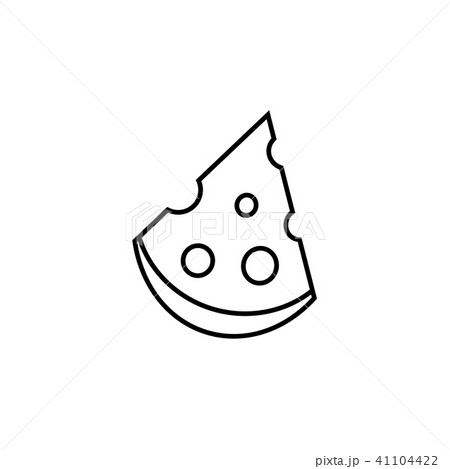 piece of cheese - vector piece of cheese - vector 41104422