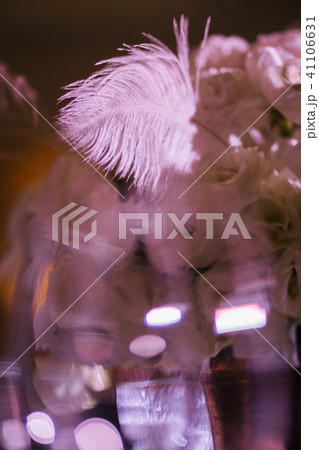 decorations holiday  restaurant flowers glasses 41106631