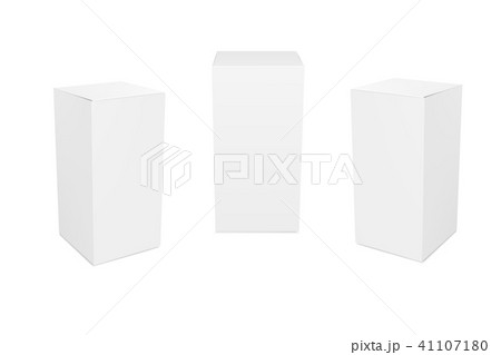 Set of small wide white cardboard boxes. Set of small wide white cardboard boxes. 41107180