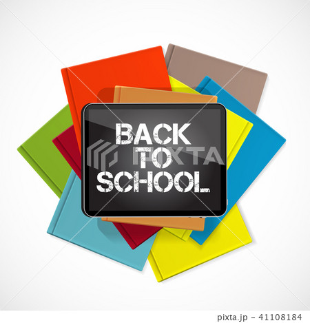 Abstract Back to School Background. Vector Illustration 41108184