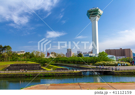 お濠と五稜郭公園タワー 41112159