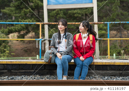 旅行 女性 女 41116197