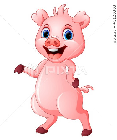 Cute pig cartoon Cute pig cartoon 41120303