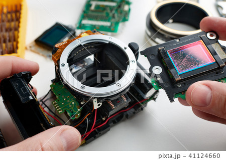 Old scratched image sensor digital SLR camera Old scratched image sensor digital SLR camera 41124660