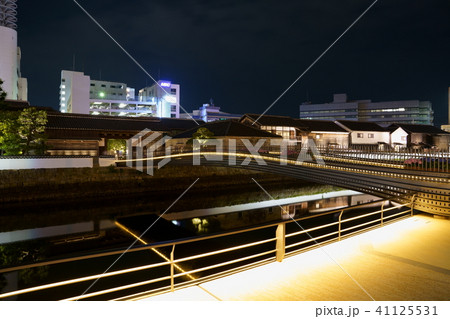 [長崎県]長崎市内・出島の夜景 41125531