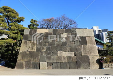 皇居東御苑　石垣 41127247