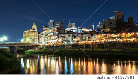 京都 鴨川納涼床 京都 鴨川納涼床 41127981