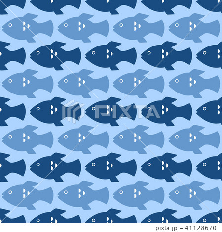 seamless background with fish 41128670