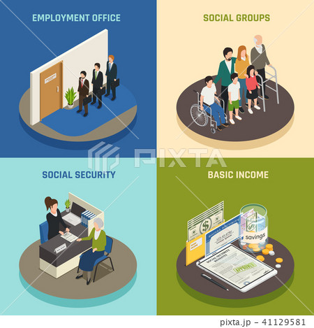 Social Security Isometric Design Concept 41129581