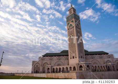 ハッサン2世モスク カサブランカ の写真素材