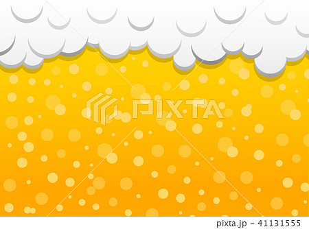Beer texture with foam. Vector. 41131555