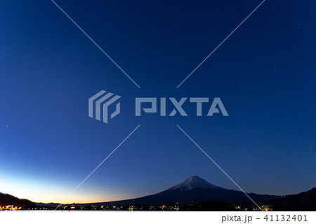 富士山 (12月 河口湖 朝焼け) 富士山 (12月 河口湖 朝焼け) 41132401