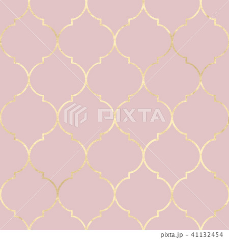 Vintage gold moroccan seamless pattern. 41132454