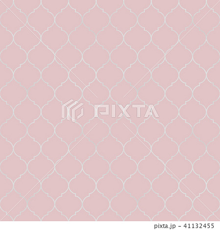 Vintage silver moroccan seamless pattern. Vintage silver moroccan seamless pattern. 41132455