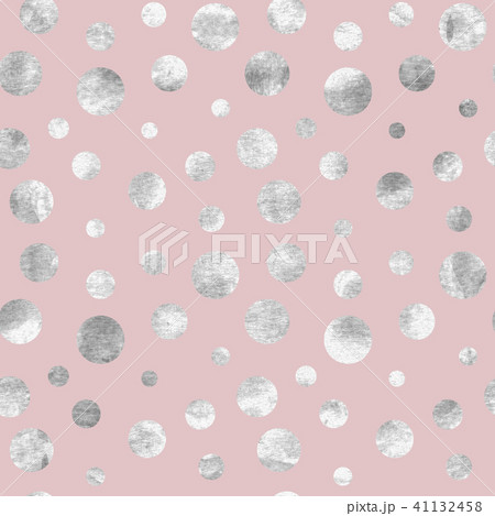 Abstract silver ornament. Seamless pattern 41132458