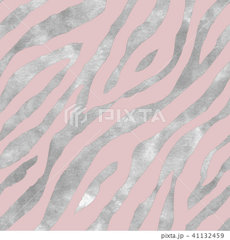 Abstract silver ornament. Seamless pattern 41132459