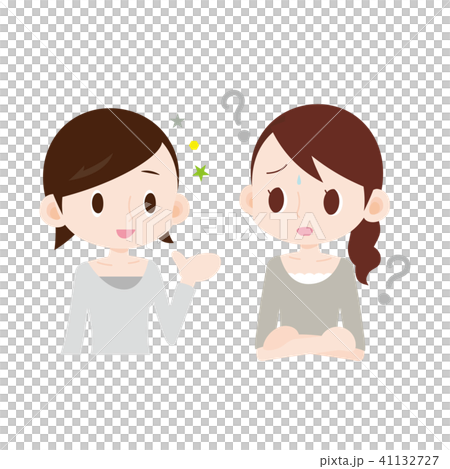 兩個人的故事不是交織在一起的女性上半身 兩個人的故事不是交織在一起的女性上半身 41132727