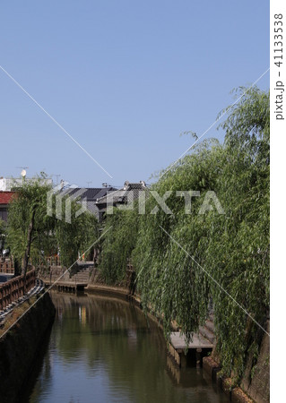 千葉県　佐原　町並み 41133538