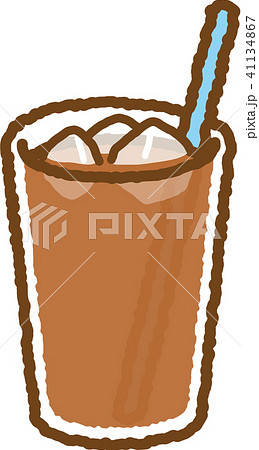 アイスティー（ストロー　青） 41134867