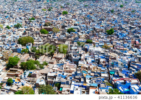 Aerial view of Jodhpur city, Rajasthan, India. Aerial view of Jodhpur city, Rajasthan, India. 41136636