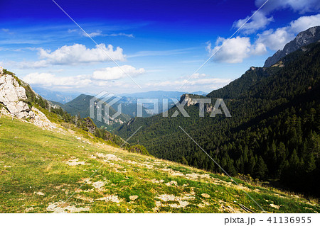 Simple mountains landscape 41136955