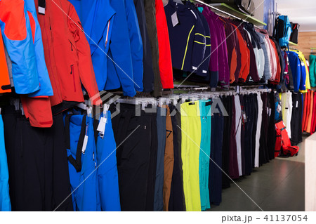 Winter sport clothing in shop Winter sport clothing in shop 41137054