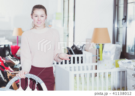 buyer choosing goods in the shop 41138012