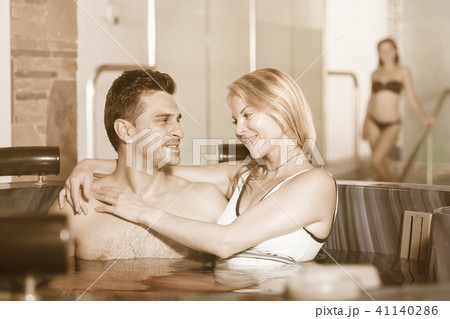 Man and woman are enjoying of relax together 41140286