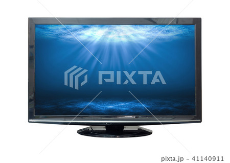 4k Television Deep sea isolated on background. 41140911