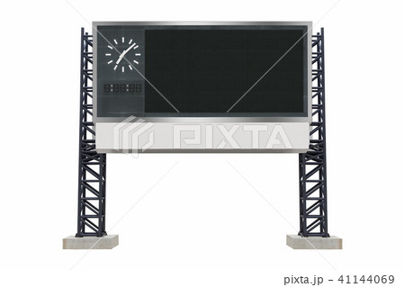 Medium scoreboard stadium isolated on background Medium scoreboard stadium isolated on background 41144069