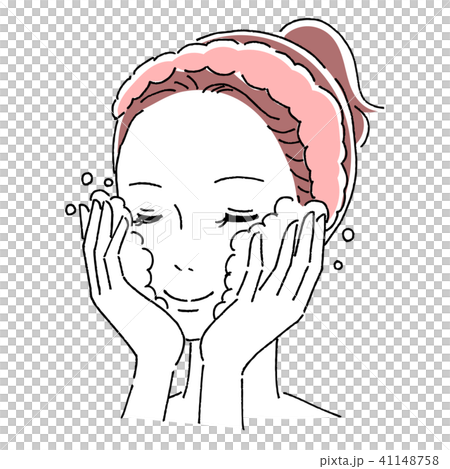 ビューティー　女性のイラスト 41148758