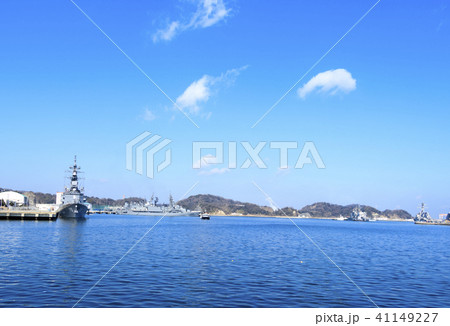 青空と護衛艦 41149227