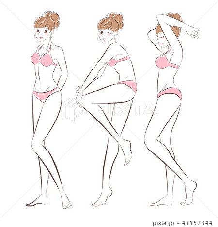 beauty cartoon woman 41152344