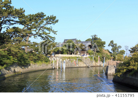 寺社風景（神奈川、森戸神社、春） 41155795