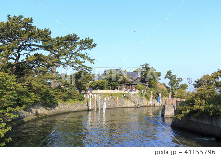 寺社風景（神奈川、森戸神社、春） 41155796