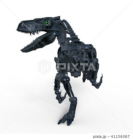 ロボット恐竜のイラスト素材