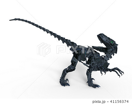 ロボット恐竜のイラスト素材