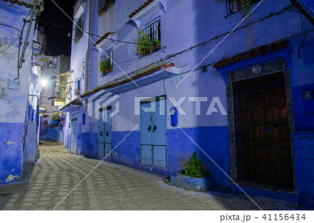 モロッコ　シャウエン 夜景 41156434