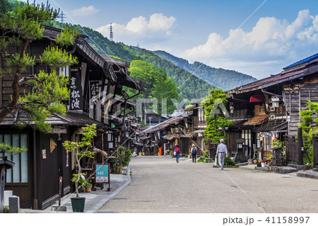 長野県 奈良井宿 41158997