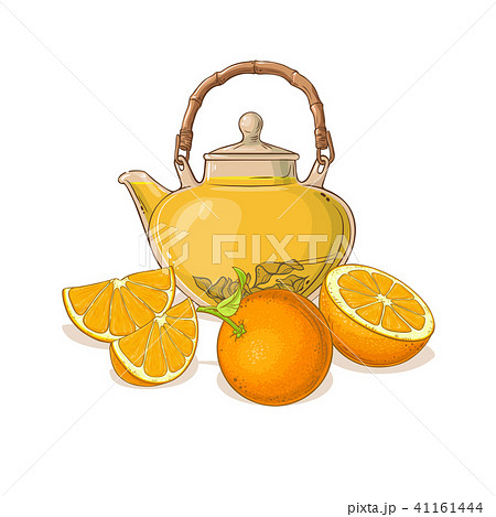 orange tea illustration orange tea illustration 41161444