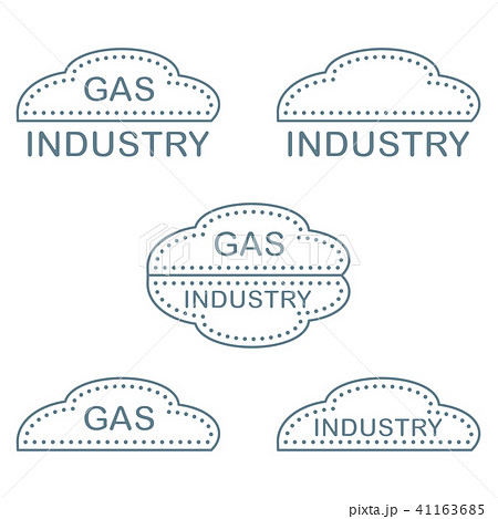 Label, stickers, logos of the gas industry 41163685