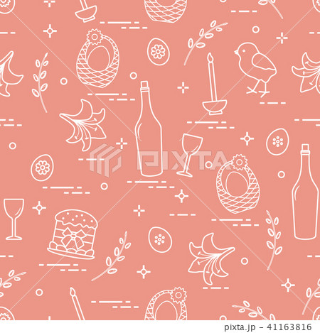Pattern of Easter symbols Pattern of Easter symbols 41163816
